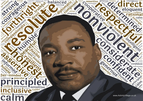 Martin Luther King description poster Martin Luther King description poster