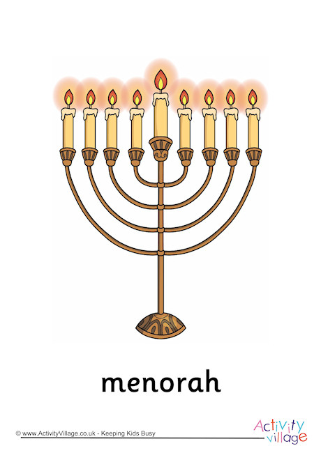 Menorah Poster