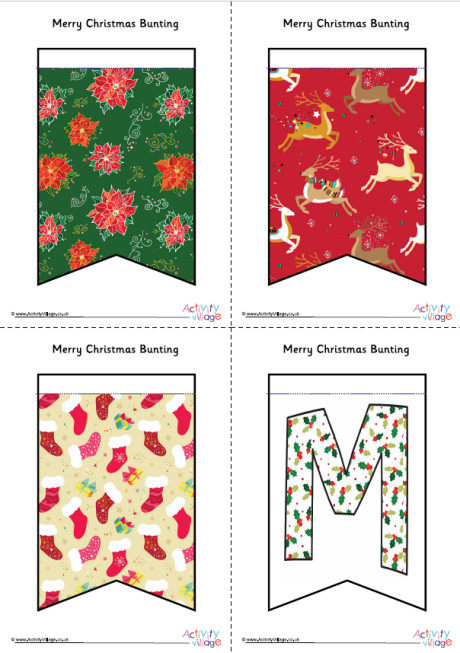 Merry Christmas Bunting 2 Merry Christmas Bunting 2