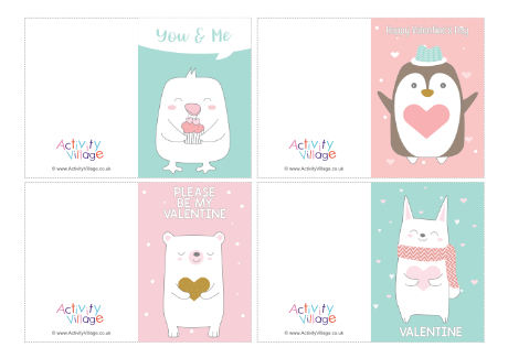 Mini Valentine's Day cards 3