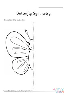 Minibeast Symmetry Worksheets