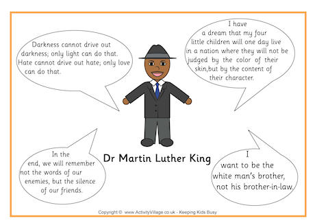 MLK quotes poster