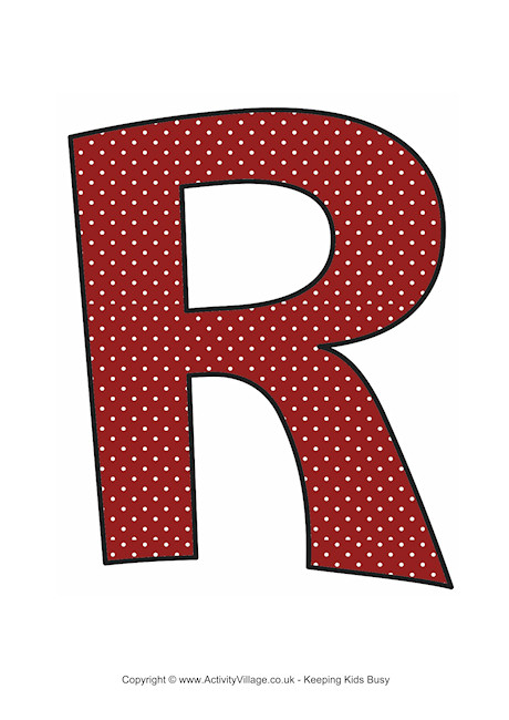 Modern Christmas Letter Printable R 2