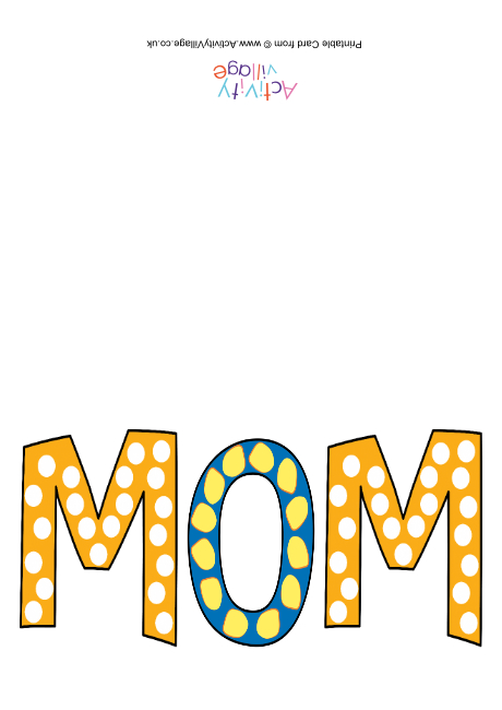 Mom card