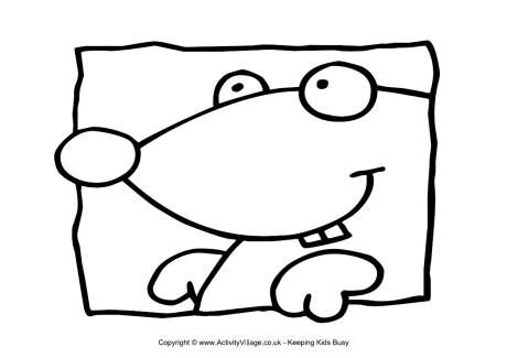 Monster Colouring Page 5
