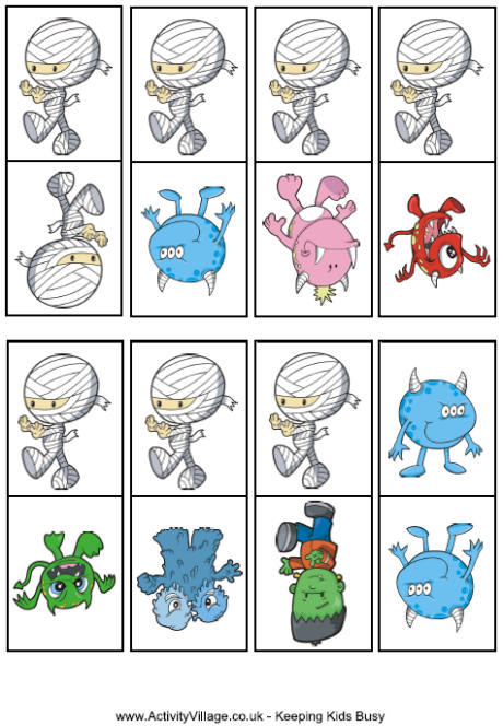 Monster dominoes