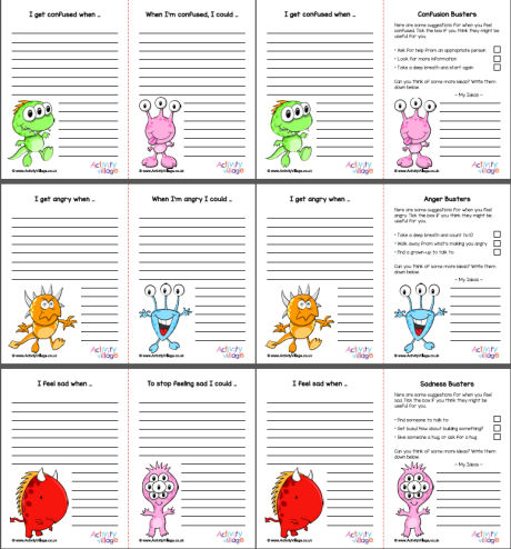 Monster Feelings Prompts Pack Monster Feelings Prompts Pack