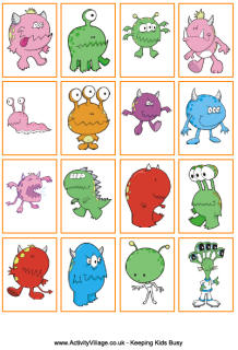 Monster sorting game