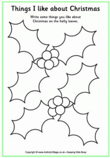 More Christmas Worksheets