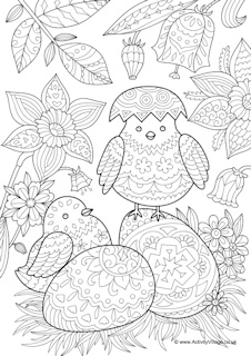 More Doodly Holiday Colouring Pages