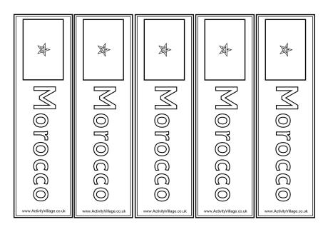 Morocco bookmarks