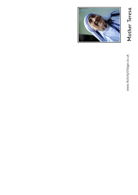 Mother Teresa Booklet Mother Teresa Booklet
