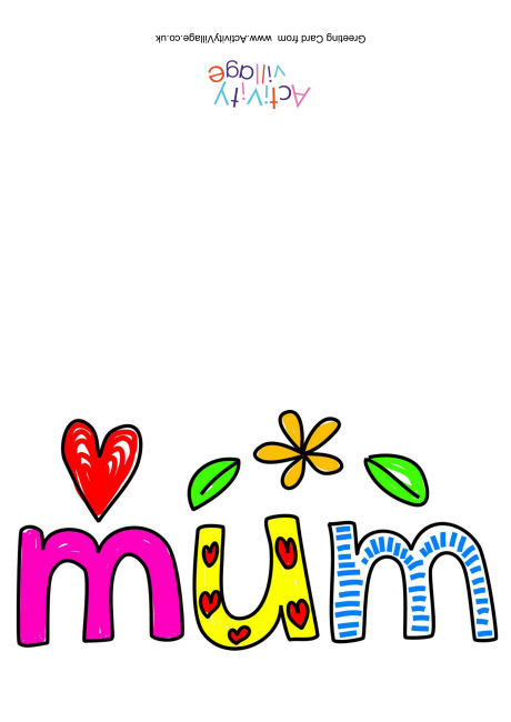 Mum Card