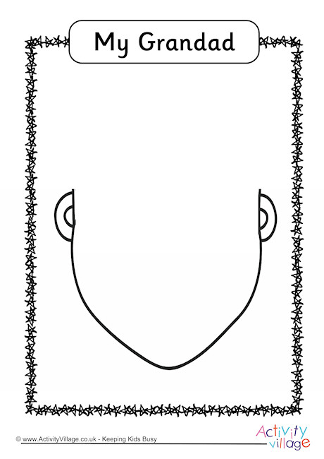 My Grandfather Picture Frame - Outline