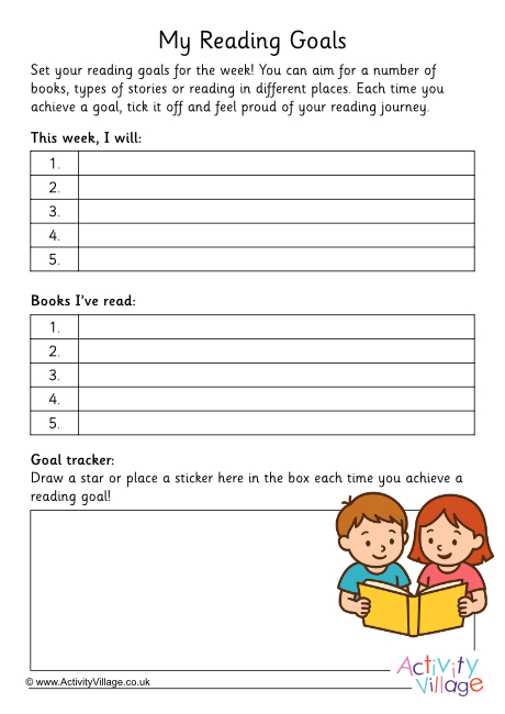 My reading goals