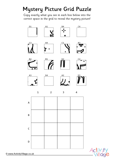 Mystery picture puzzle - Christmasr reindeer