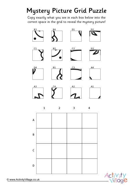 Mystery picture puzzle - crab