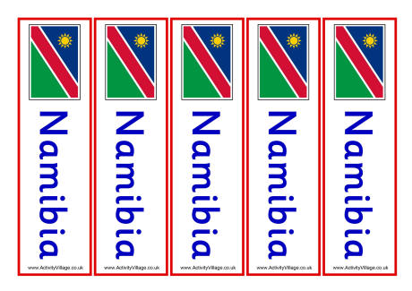 Namibia bookmarks