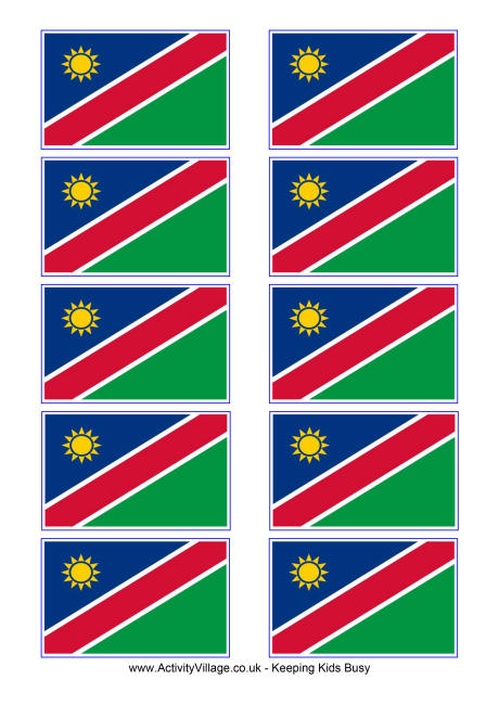 Namibia flag printable