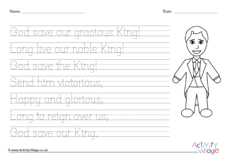 National Anthem handwriting worksheet 2 National Anthem handwriting worksheet 2