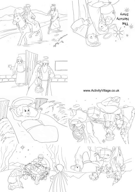 Nativity Colouring booklet Nativity Colouring booklet