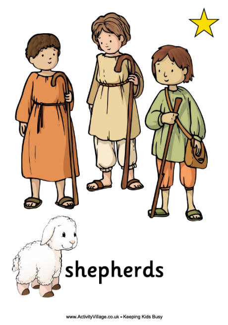 free clipart christmas shepherds - photo #38