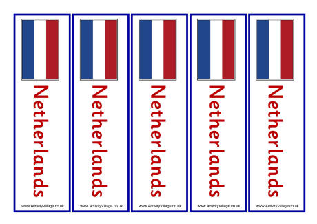 Netherlands bookmarks 