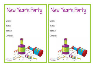 New Year Party Printables