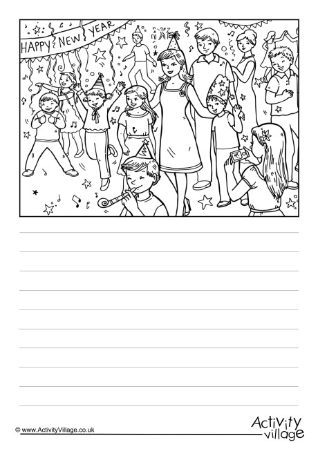 New Year Party Story Paper New Year Party Story Paper