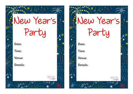 New Years Party Invitation 4