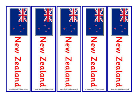 New Zealand bookmarks