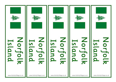Norfolk Island bookmarks