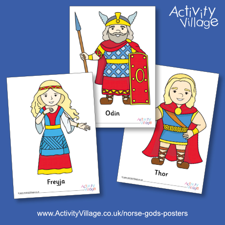 Norse gods posters