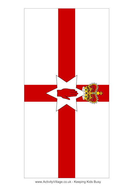 Northern Ireland flag printable