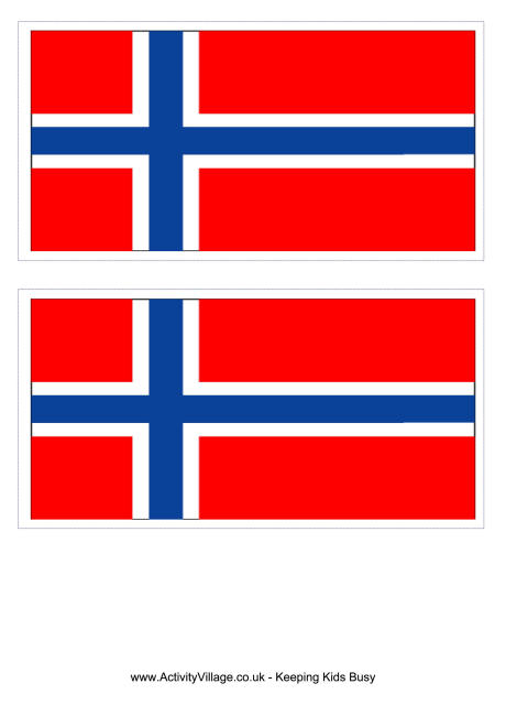 Norway flag printable