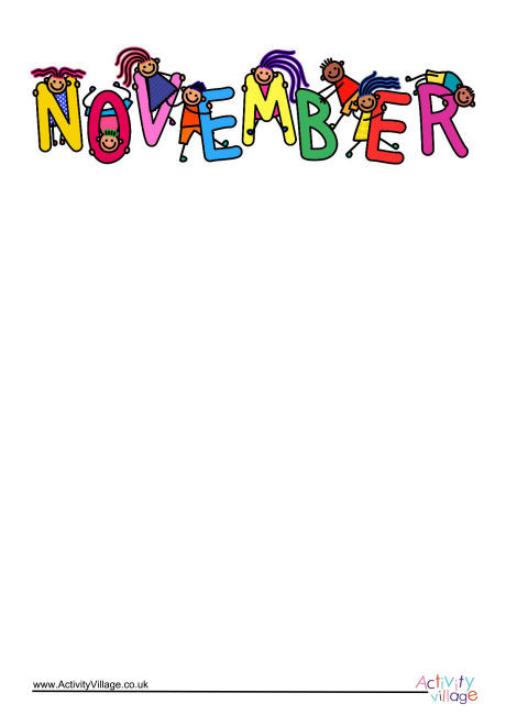 November Writing Paper