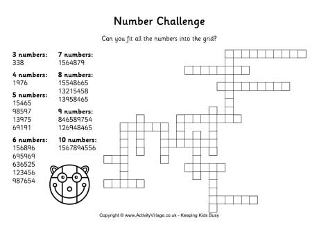 Number challenge 1