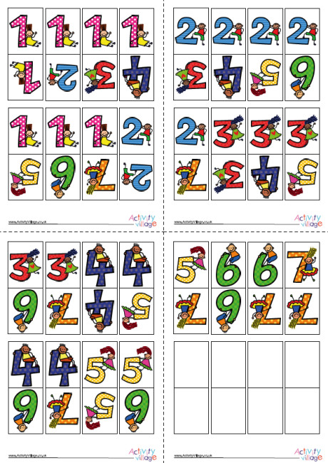 Number Dominoes 1 Number Dominoes 1