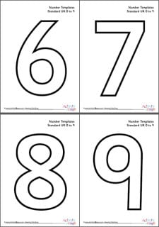 Number Templates