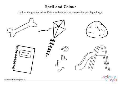 O E Split Digraph Spell And Colour