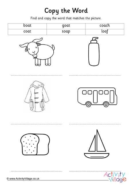 Oa Digraph Copy The Word