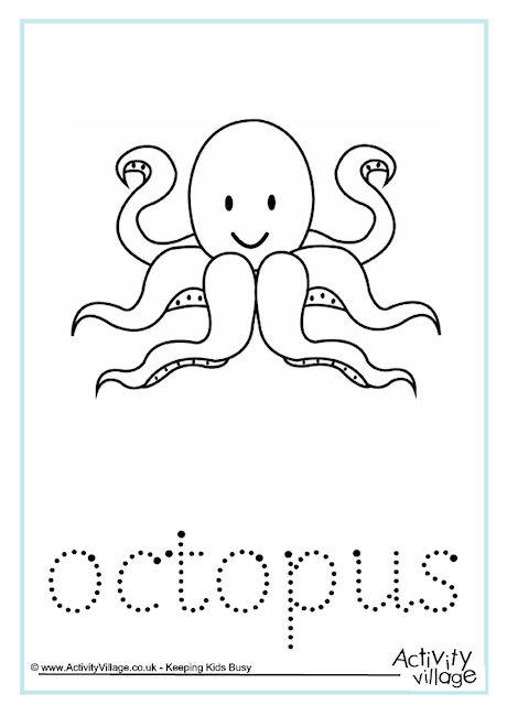 Octopus Word Tracing