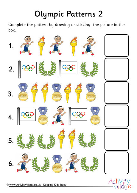 Olympic patterns 2