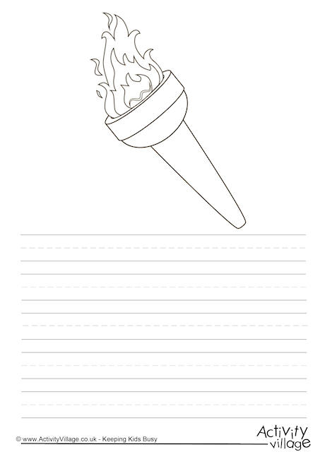 Olympic Torch Story Paper