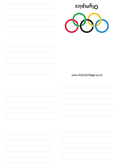 Olympics booklet Olympics booklet
