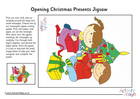 Opening Christmas Presents Jigsaw Opening Christmas Presents Jigsaw