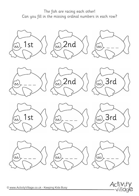 ordinal-numbers-gap-worksheet-1