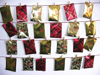 Origami advent calendars