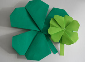 Origami Shamrock