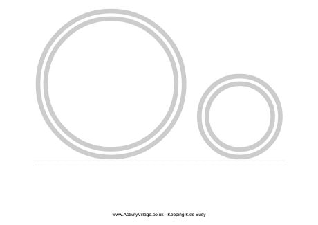 Outline alphabet O